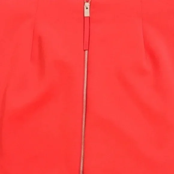 Carmen Marc Valvo Exposed Back Zipper Fitted PencilSkirt NWT